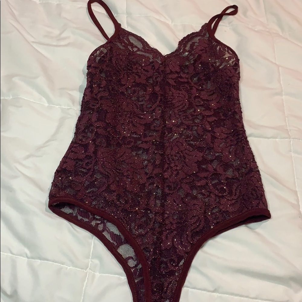 Sparkly sheer bodysuit
